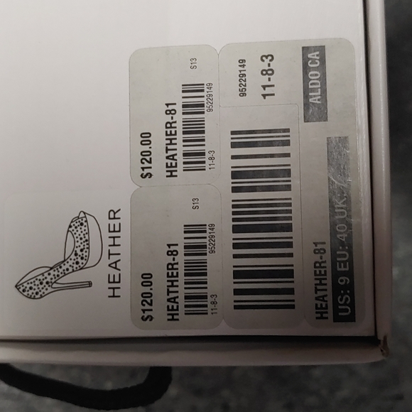 Aldo Sequenced Bedazzled Heels - Picture 6 of 6